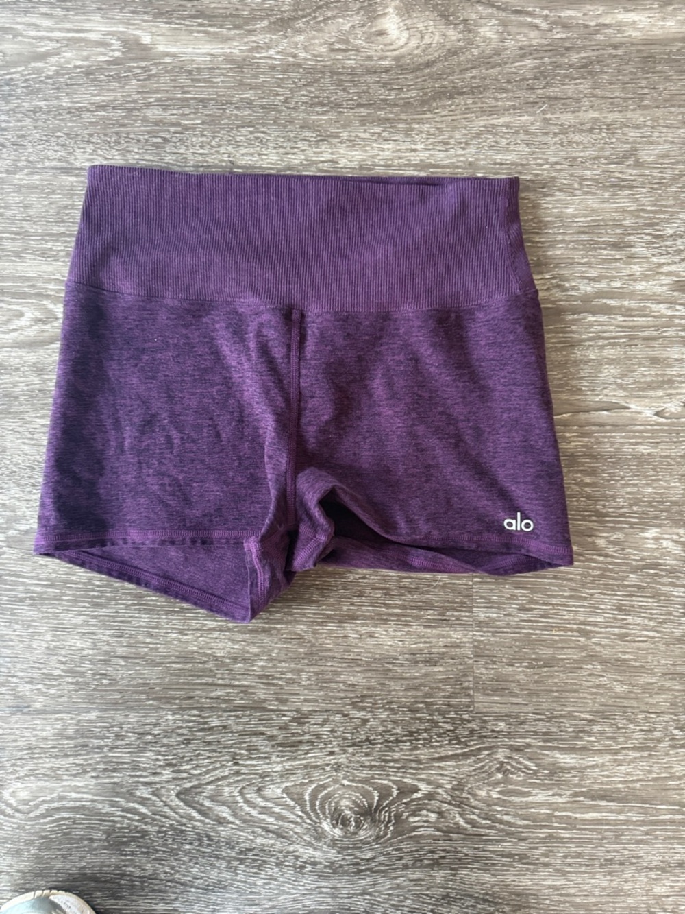 ALO Yoga Purple Seamless Bike Shorts